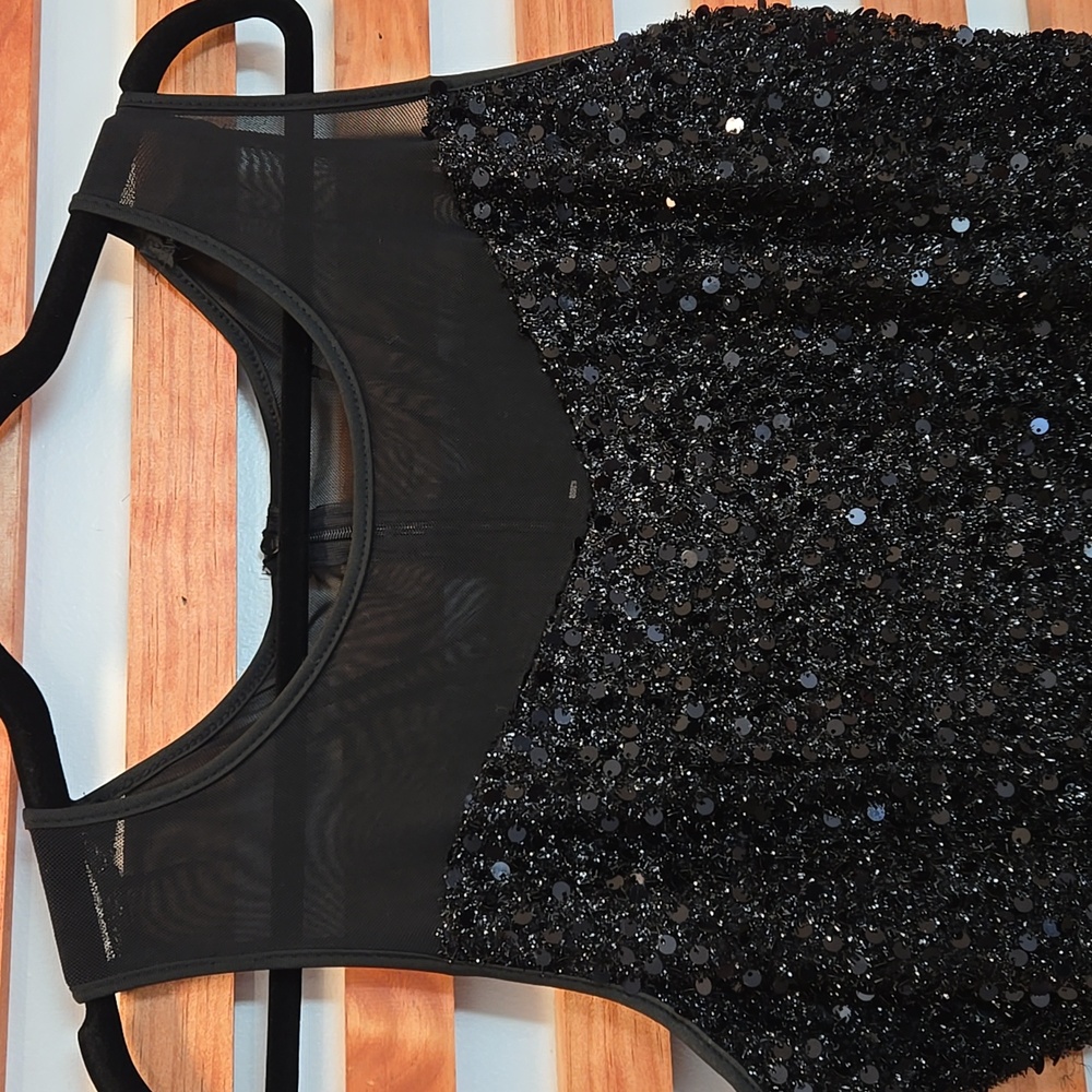 Source Unknown Glittering Black Maxi‎ Dress - Picture 5 of 6